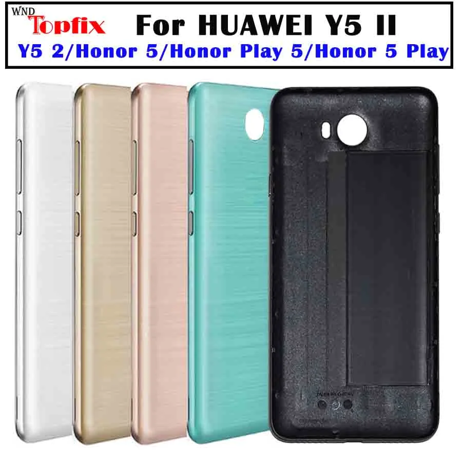 Nieuwe Cover Voor Huawei Y5II Y5 5 "CUN-U29 CUN-L23 CUN-L03 CUN-L33 CUN-L21 CUN-L22 Back Battery Cover behuizing Case AliExpress Mobiele telefoons & telecommunicatie