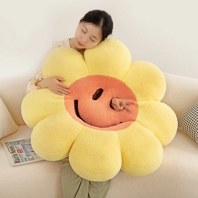 New Hot Sale Plush Plants Sunflower Toys Cushion Soft Stuffed Plants Flower  Pillow Sofa Chair Cushion Kids Xmas Birthday Gift - AliExpress