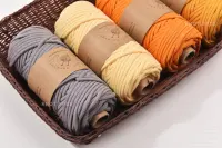 KNOTITUDE 4mm Macrame Braid Cotton Cord 50meter Pure Cotton Rope for Pet Leash Making Bracelet Knots,  DIY Craft Making 2