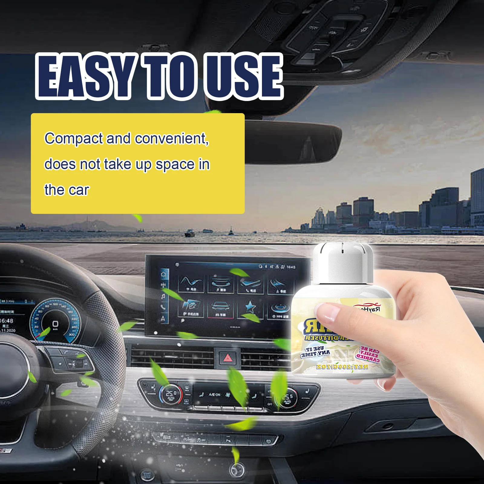 Rayhong 200g Air Freshener Car Bedroom Fragrance Remove Odor Smoke Smell Toilet Freshener Air Aroma Air Purification Magic Box