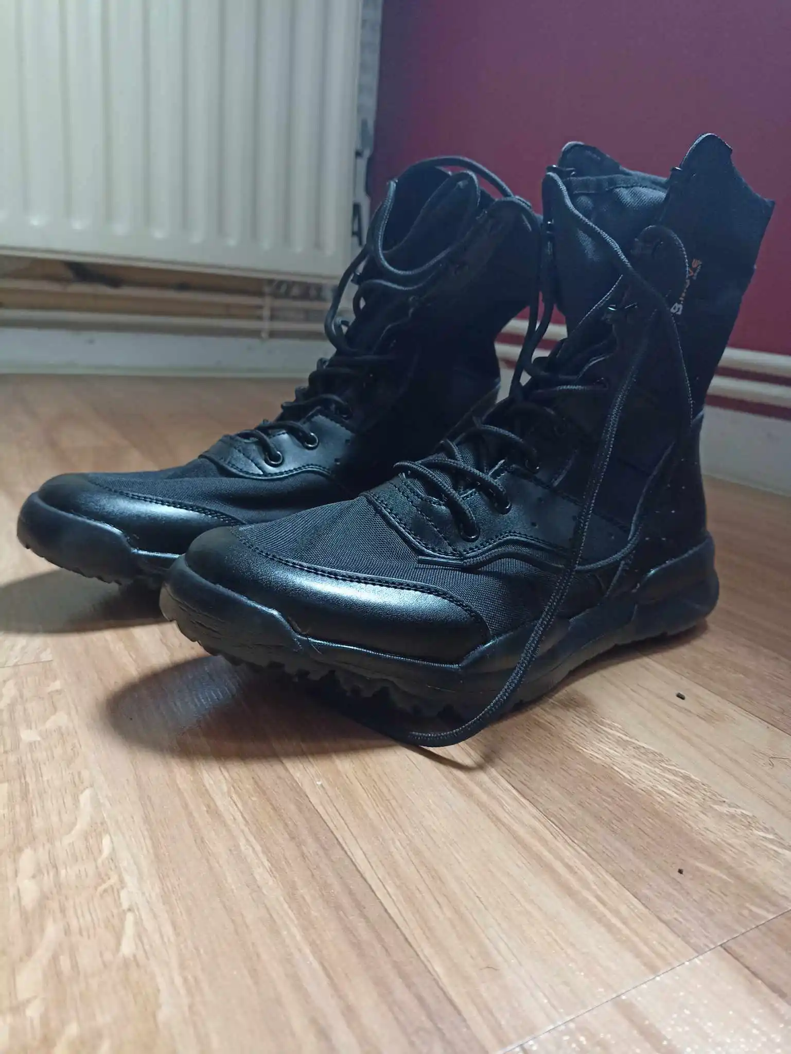 Atmungsaktive Kampfstiefel Schwarz photo review