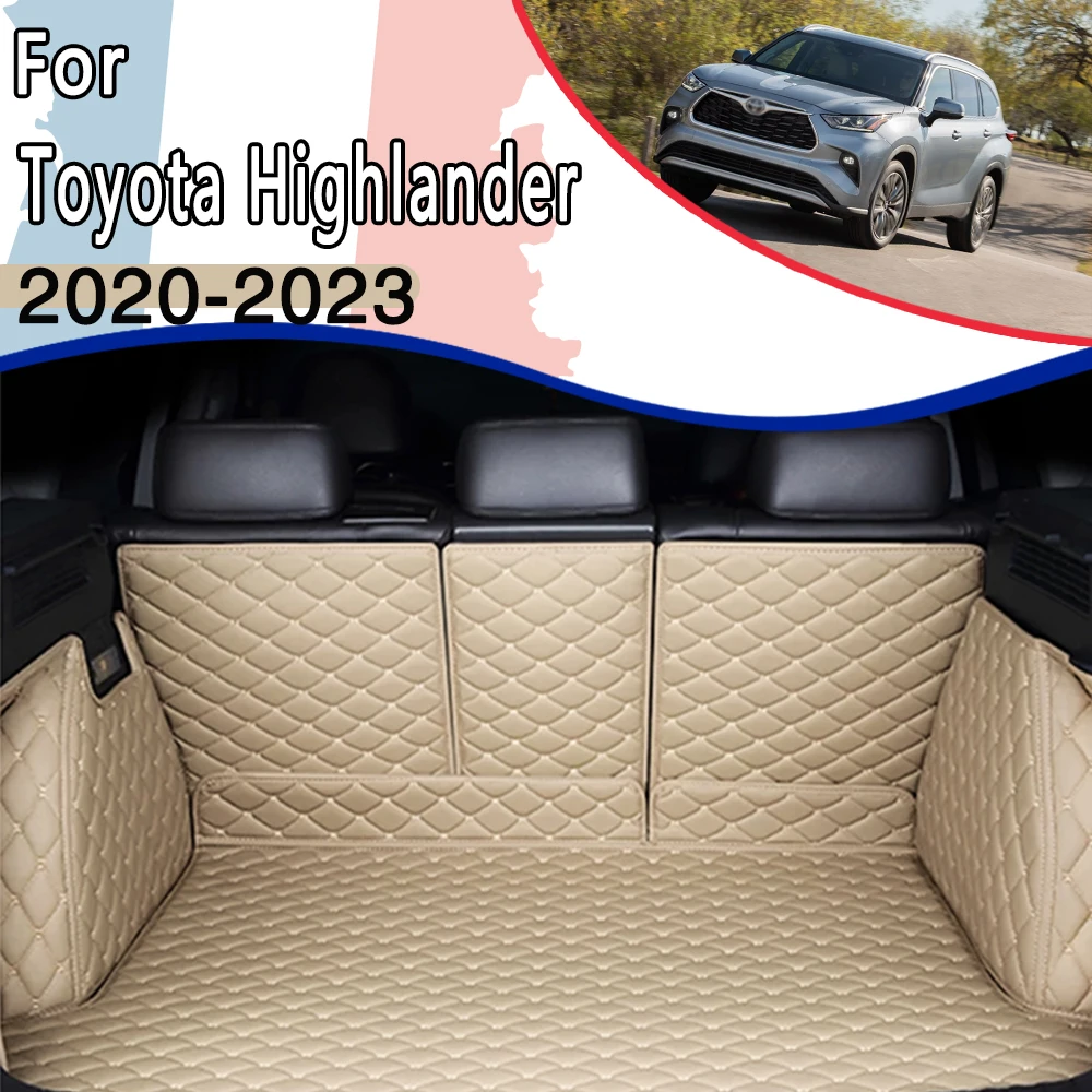  Tapis Coffre Voiture, pour Toyota Handlander 7seats