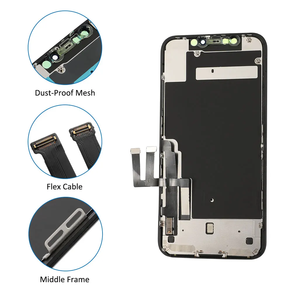 iPhone X XR 11 Pro 12 Mini 13 14 용 10 Pcs ZY Incell iPhone XS Max 용 LCD 디스플레이 터치 디지타이저 어셈블리 화면 교체