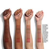 6pcs Velvet Matte Lip Liner Pencil Set - Water-resistant, Ultra-Fine, Long-Lasting, Smooth for All Skin Tones, Brown Mixed Color 2