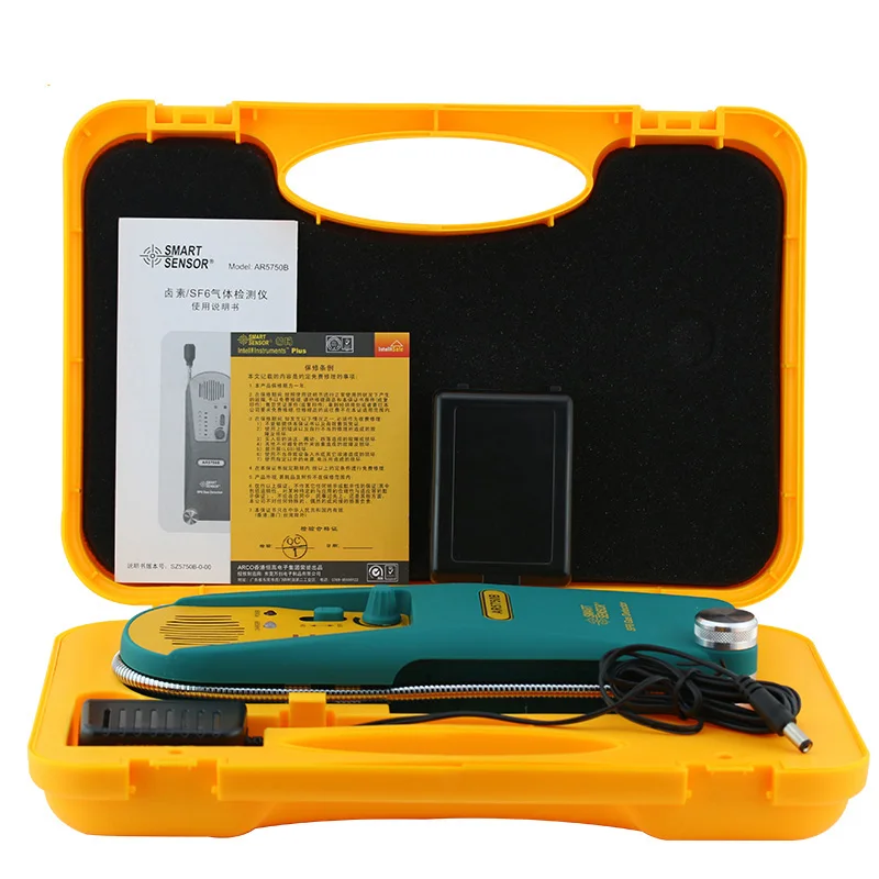 SMART SENSOR LED Alarm AR5750B Portable Refrigerant Halogen Gas detector sf6 gas