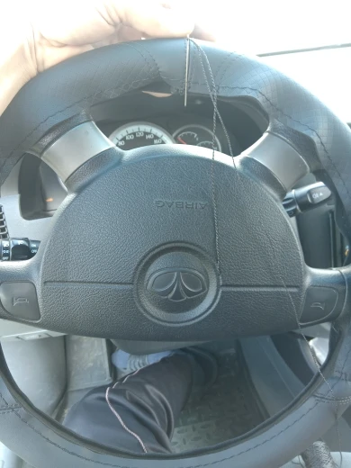 Genuine Leather Car Steering Wheel Cover photo review