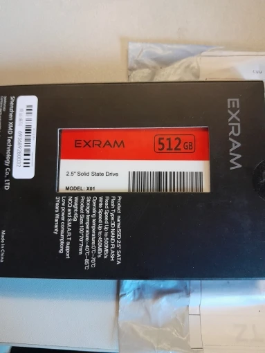 EXRAM 2.5" Internal 120GB 240GB 128GB 256GB 480GB 512GB 1TB SSD Hard Drive SATA High Speed Hard Drive For Laptop Desktop Laptop photo review