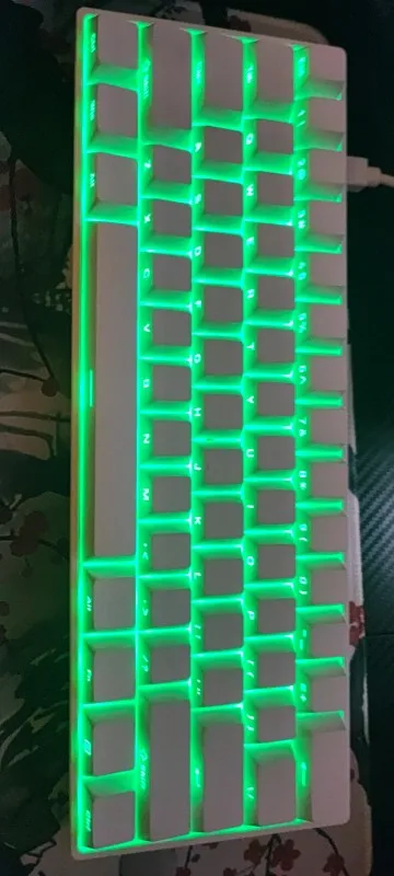 Akko MonsGeek FUN60 Teclado mecánico interruptor magnético 60% teclados para juegos disparador rápido 0,01mm 8K ARGB HE/TMR teclado personalizado photo review