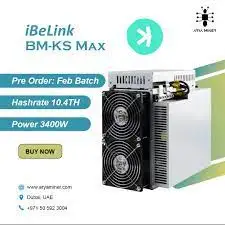 

DC BUY 3 GET 1 FREE IBeLink BM-KS Max 10,5 TH 3400 KASPA Asic Miner Ship