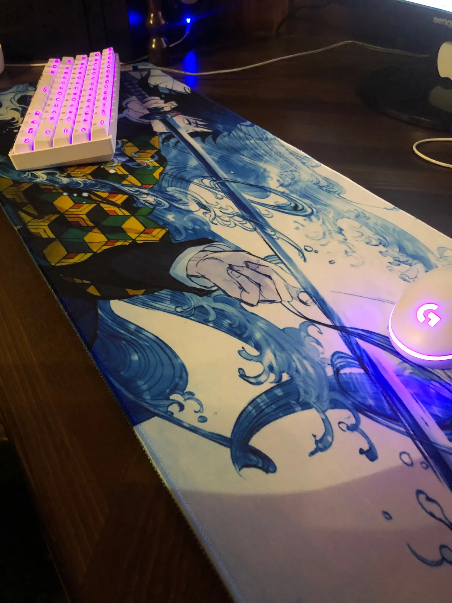 Demon Slayer Mouse Pad 800x400x3mm Anime photo review