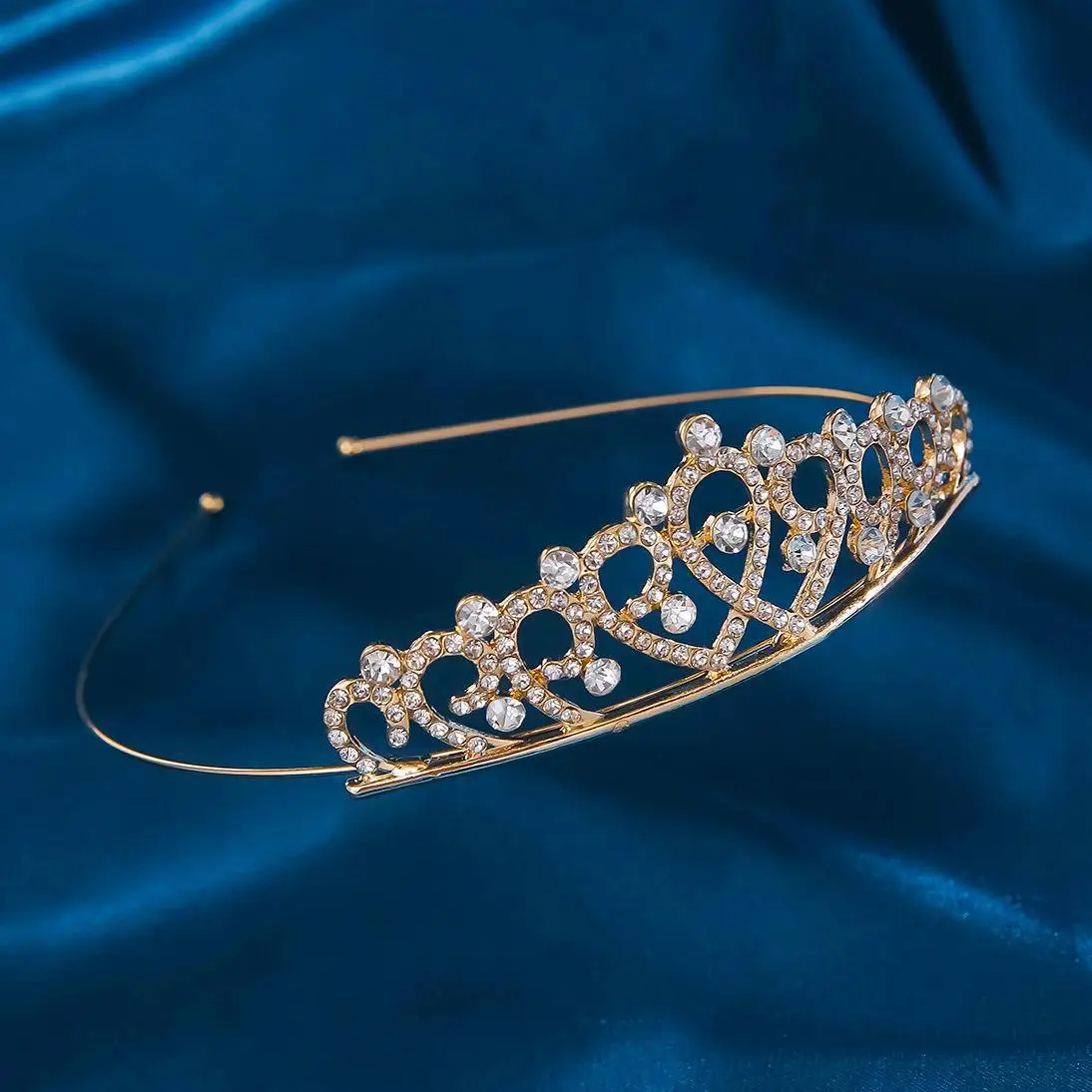 Hair Headdress Hair Band Crown Women Sweet Wind Princess Tiara Birthday Party Crown