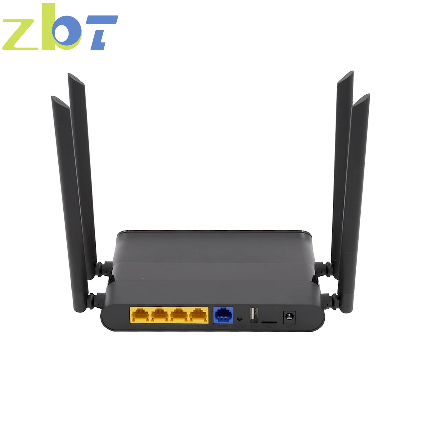 Zbt 1200Mbps Dual Band Wifi Router Openwrt Firewall 800Mhz 4 1000M Lan Wireless Hotspot Antenna 4 * 5Dbi Ad Alto Guadagno Per L'Home Office
