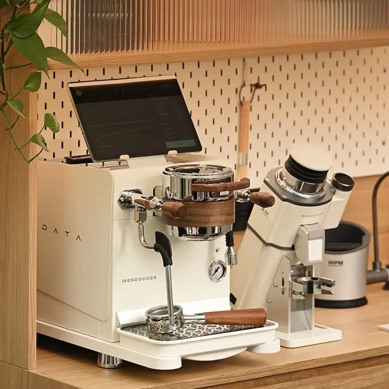Coffee Machine Data-s, 220V 50Hz, Pad Not Have, Italian Semi-automatic, 9Bar Dual Boiler, Pressure Swing Extraction Gear Pump