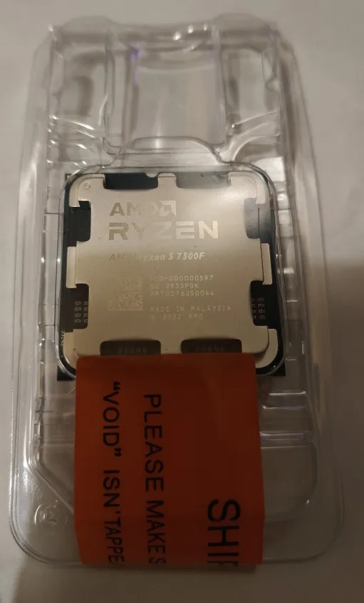 AMD Ryzen 5 7500F Processor CPU R5 7500F Up to 5.0 GHz 6-Core 12-Thread 32MB Game Cache Socket AM5 DDR5 5200MHz Desktop PC Gamer photo review
