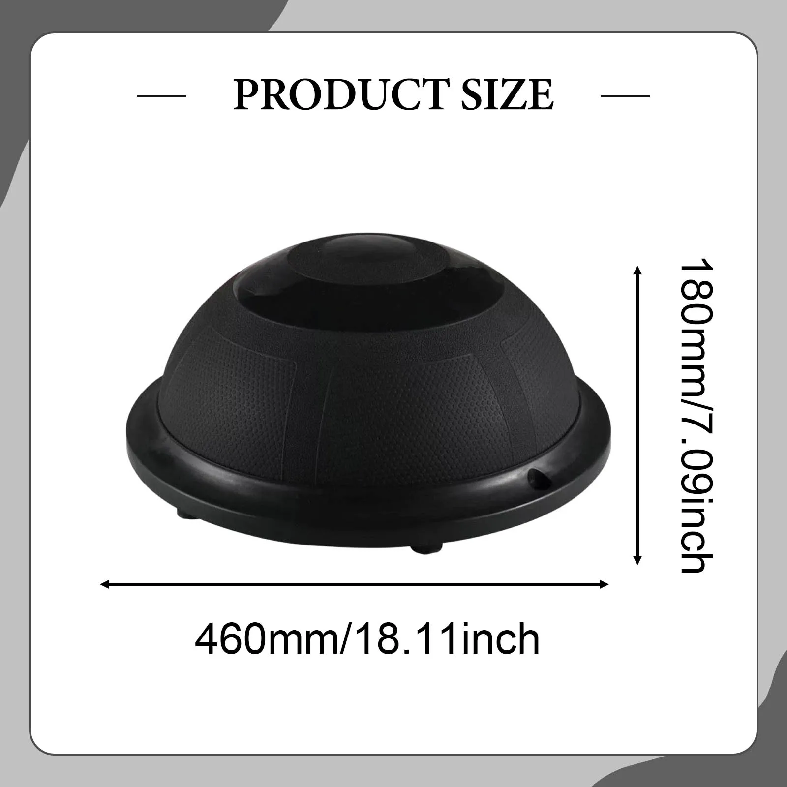 כדור איזון עם משאבה כדור כושר אנטי החלקה פילאטיס יוגה ציוד תרגול כדור לאימון ביתי חדר כושר אימון גוף מלא