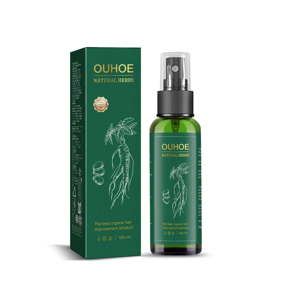 Ginseng Hair Growth Spray for Dry Frizzy Hair
