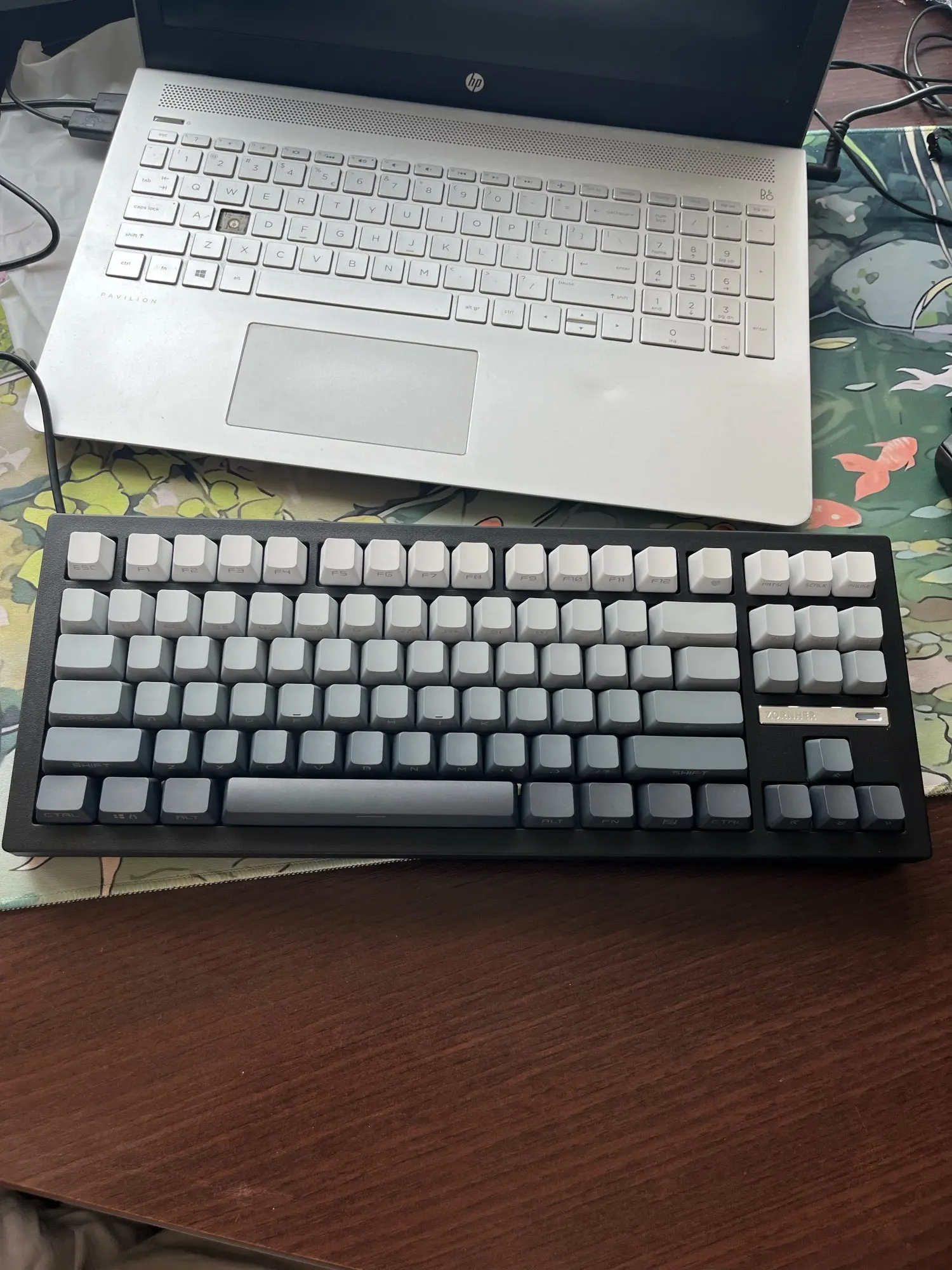 ソレア Zornher zh870 teclado mecânico para jogos, bluetooth 2.4g, tri