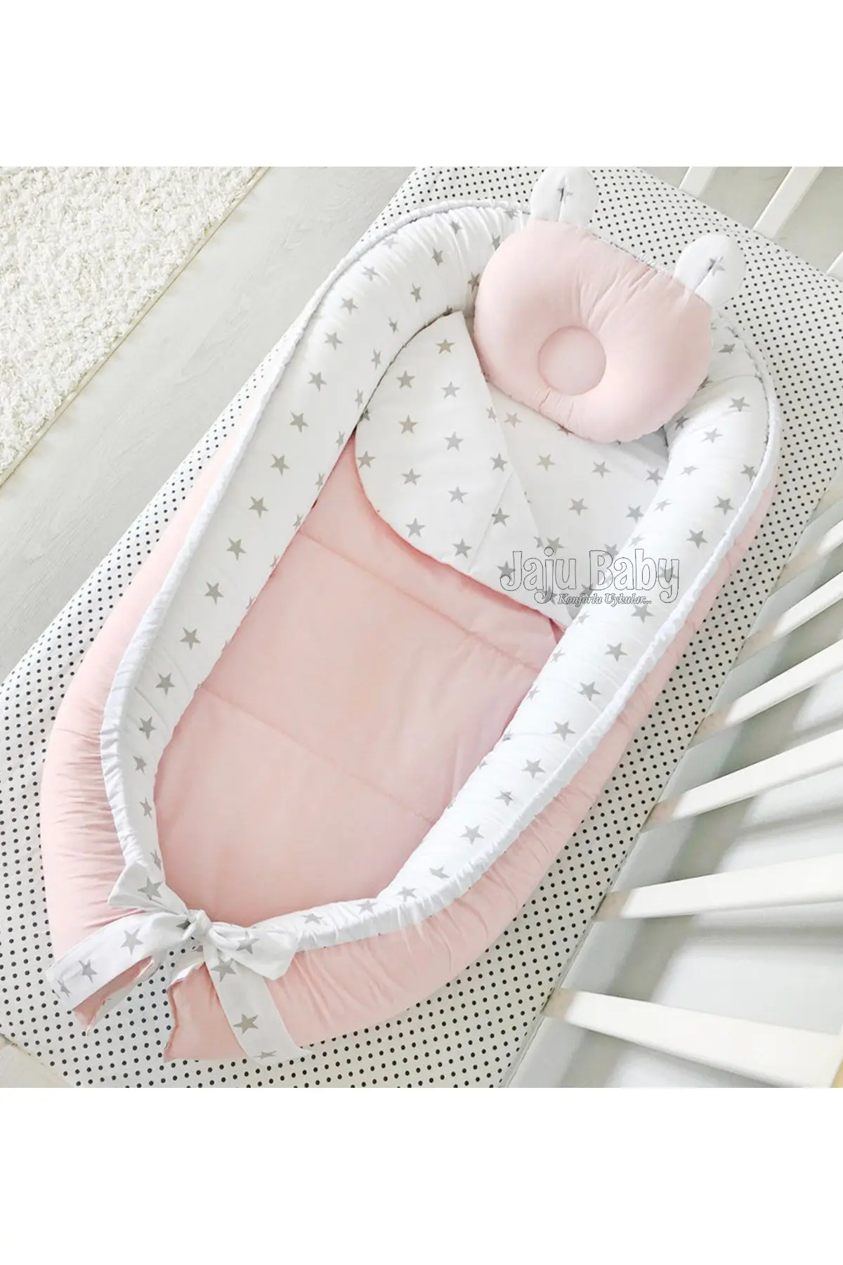 handmade-powder-gray-star-design-luxury-orthopedic-babynest