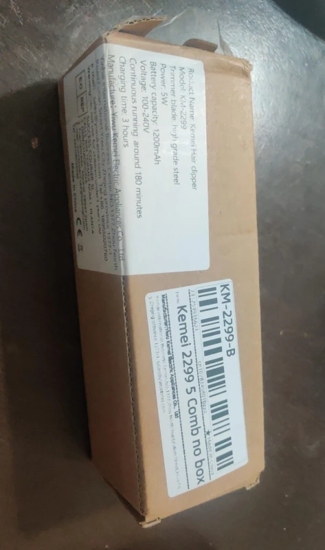 Kemei 2299 barbeiro aparador de cabelo sem fio 0mm zero lacunas escultura clipper detalhe profissional máquina corte acabamento elétrico photo review