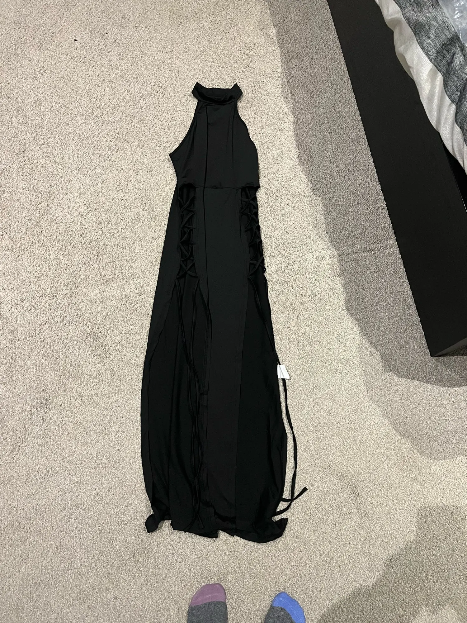 Dark Long Dress - Nu-Goth Aesthetic photo review