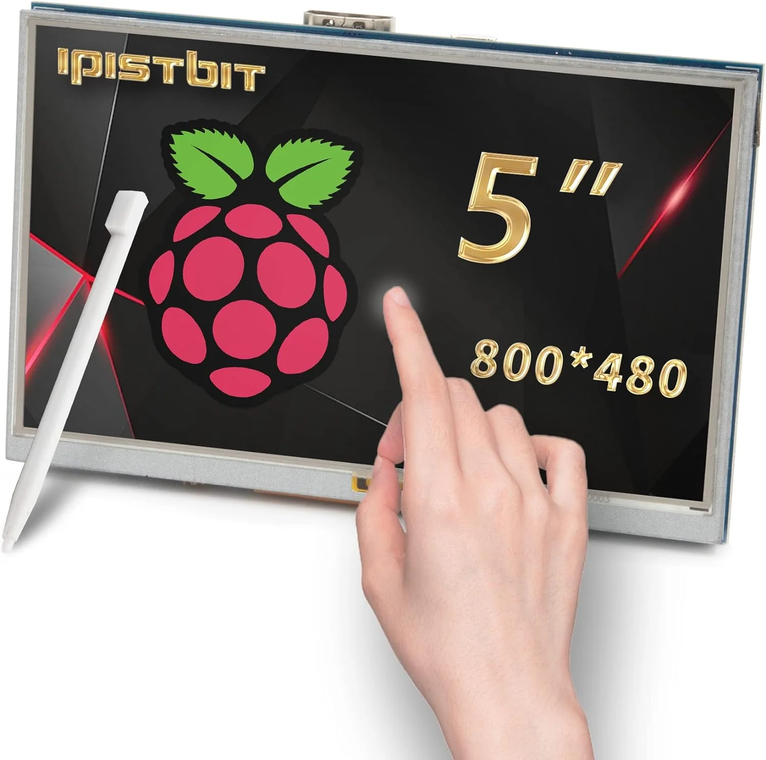 ipistbit-monitor-de-pantalla-tactil-para-raspberry-pi-dispositivo-de-5-pulgadas-800x480-hdmi-tft-sin-controlador