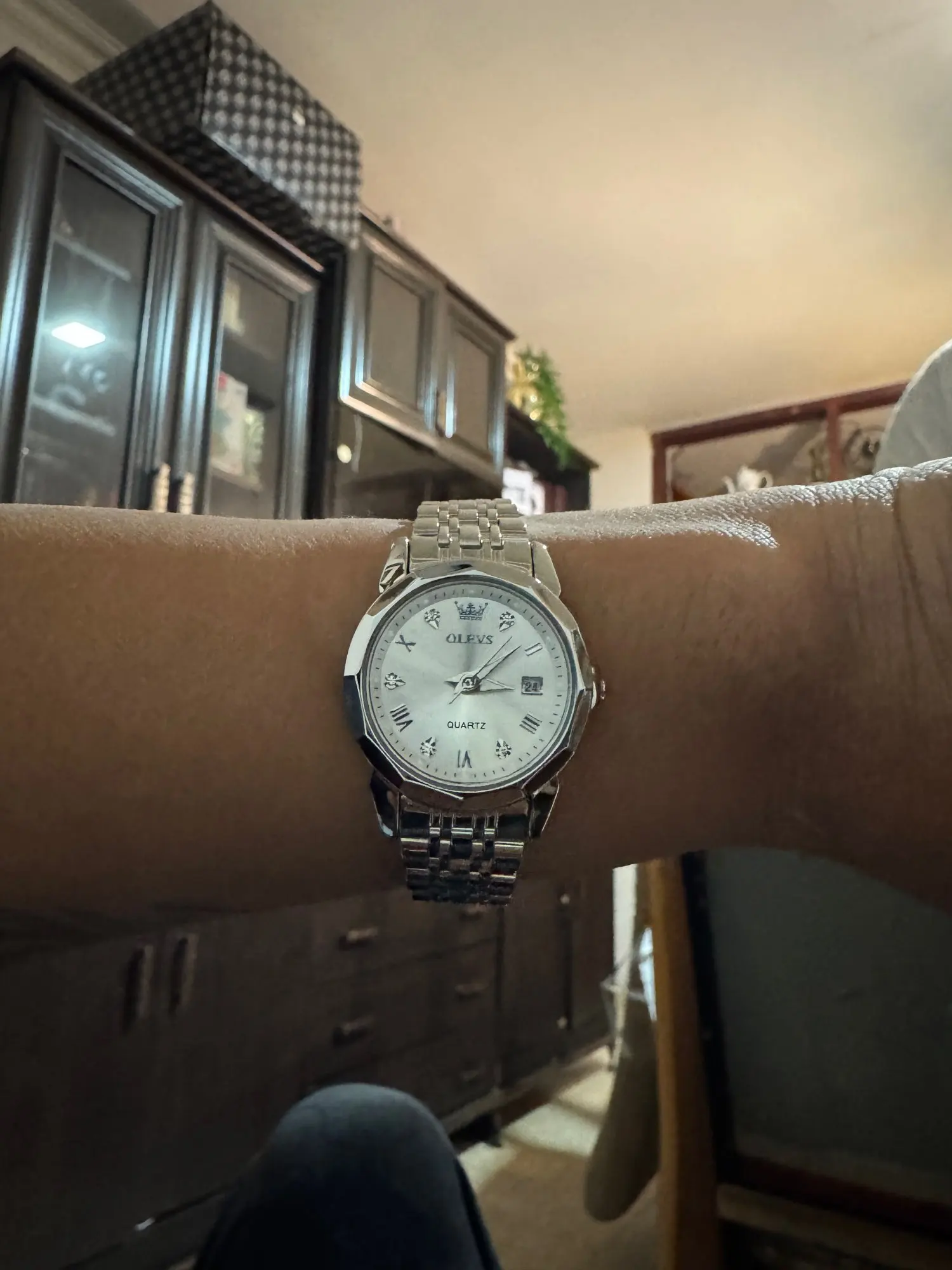 Enhance your style, Elegant Stainless Steel Waterproof Luxury Quartz Wristwatch