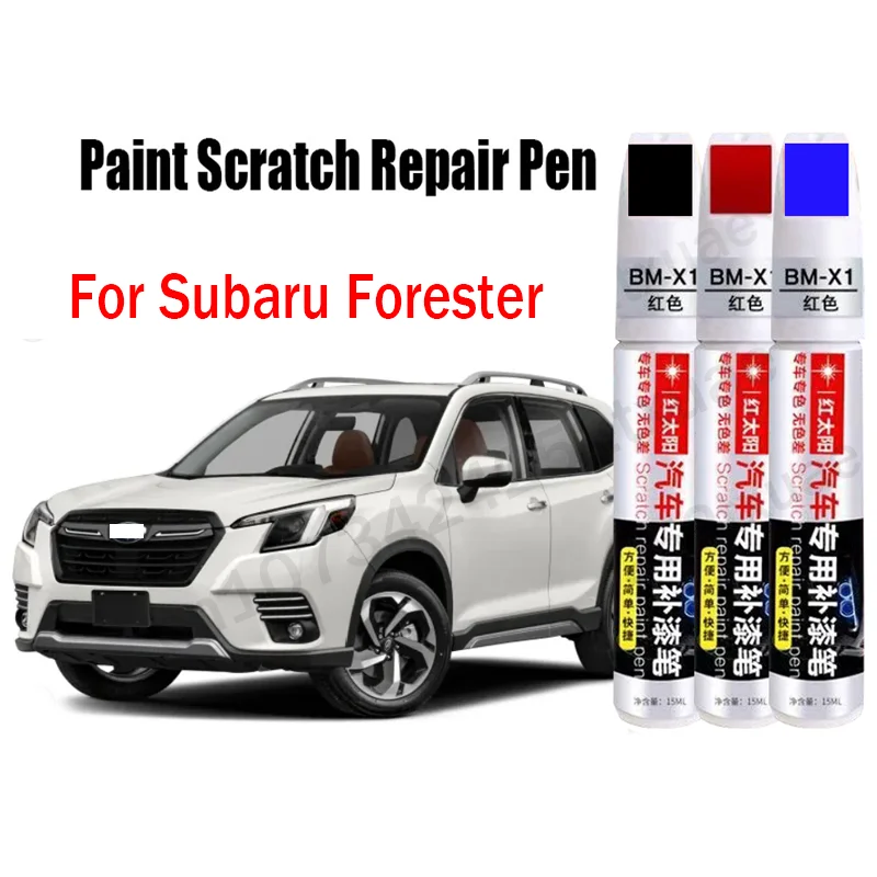 Car Paint Scratch Repair Pen for Subaru Forester Touch-Up Pen Remover Paint Care Accessories Black White Red Blue Gray