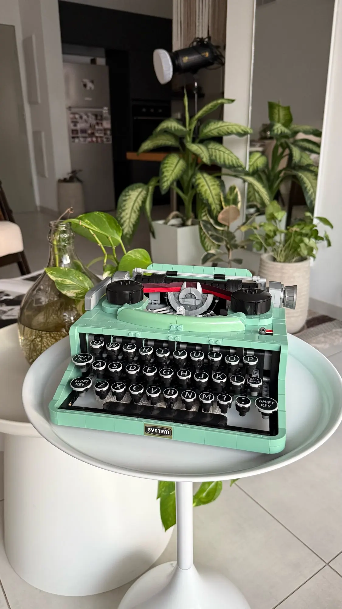 Ideas Typewriter Building Blocks Set for Adults Collectible Retro Display Model Toys Unique Children Gifts Home Decoration photo review