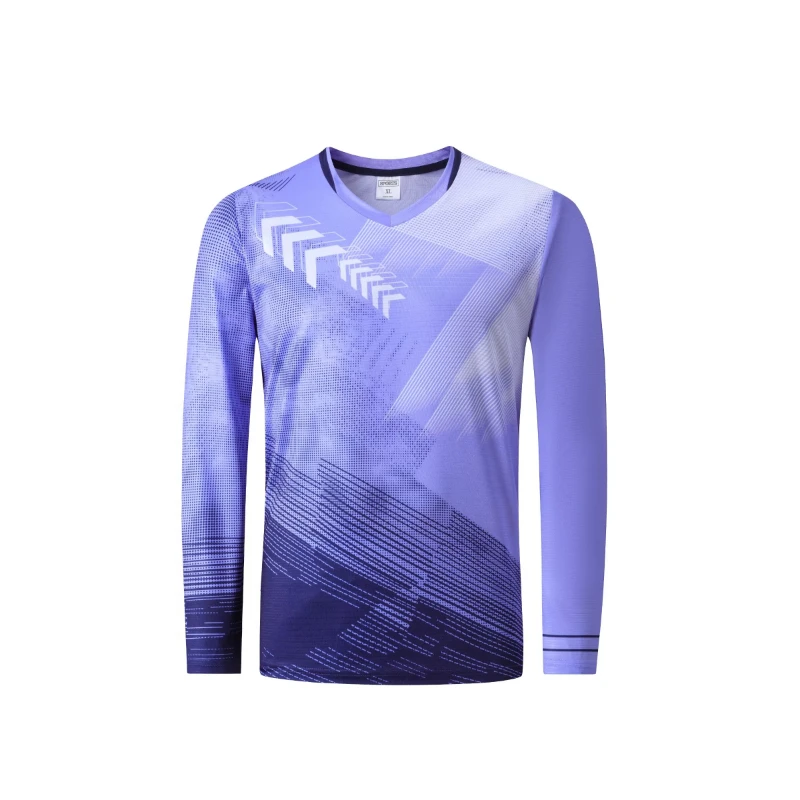 Long Sleeve Badminton Table Tennis Sport T Shirts for Men Women Child