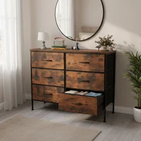 6-Drawer Dresser for Bedroom, Large Capacity Storage Cabinet for Daily Use, Perfect for Dorm & Home Bedroom 5