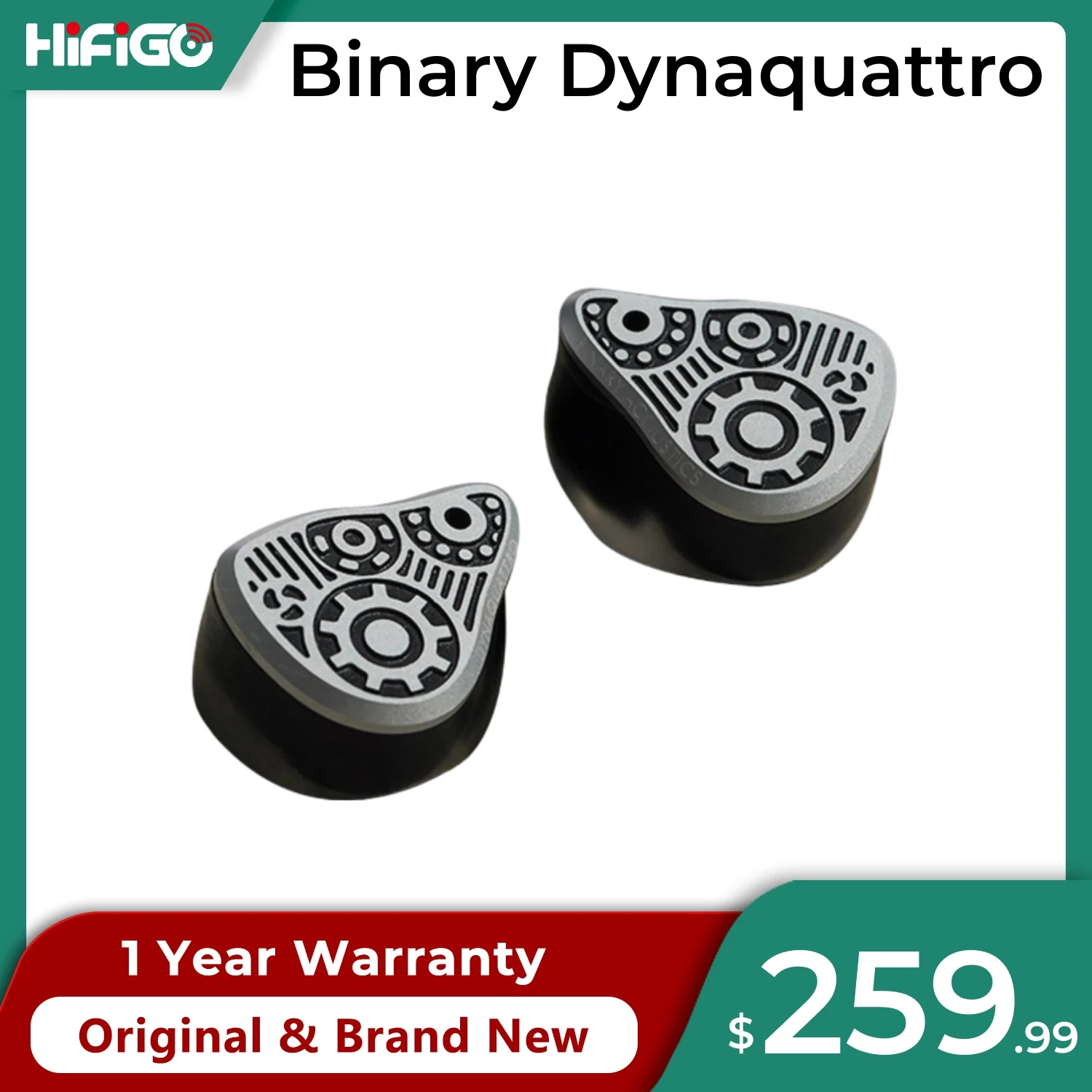 

HiFiGo бинарный Dynaquattro 4 Динамический драйвер IEMs 3 специализированные DD + 1 пассивная диафрагма Внутриканальные наушники с разъемами 3,5 мм + 4,4 мм