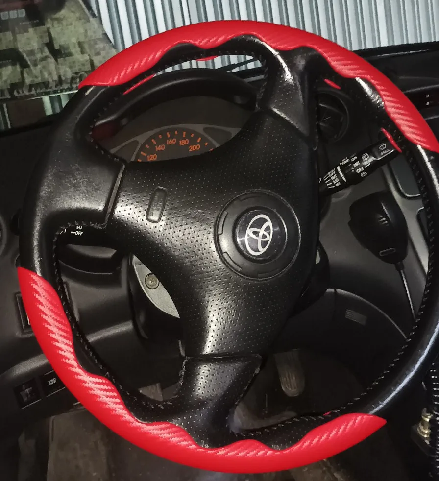 Universal NonSlip Carbon Fiber Car Wheel Cover Mavigadget