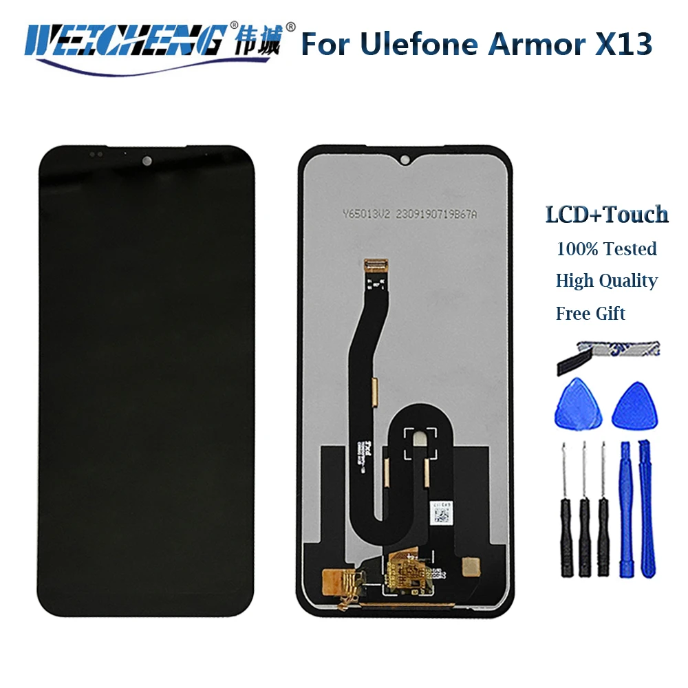 

NEW 6.52" For Ulefone Ulefone Armor X13 LCD Display+Touch Screen Digitizer Assembly For Ulefone ArmorX13 LCD Repair