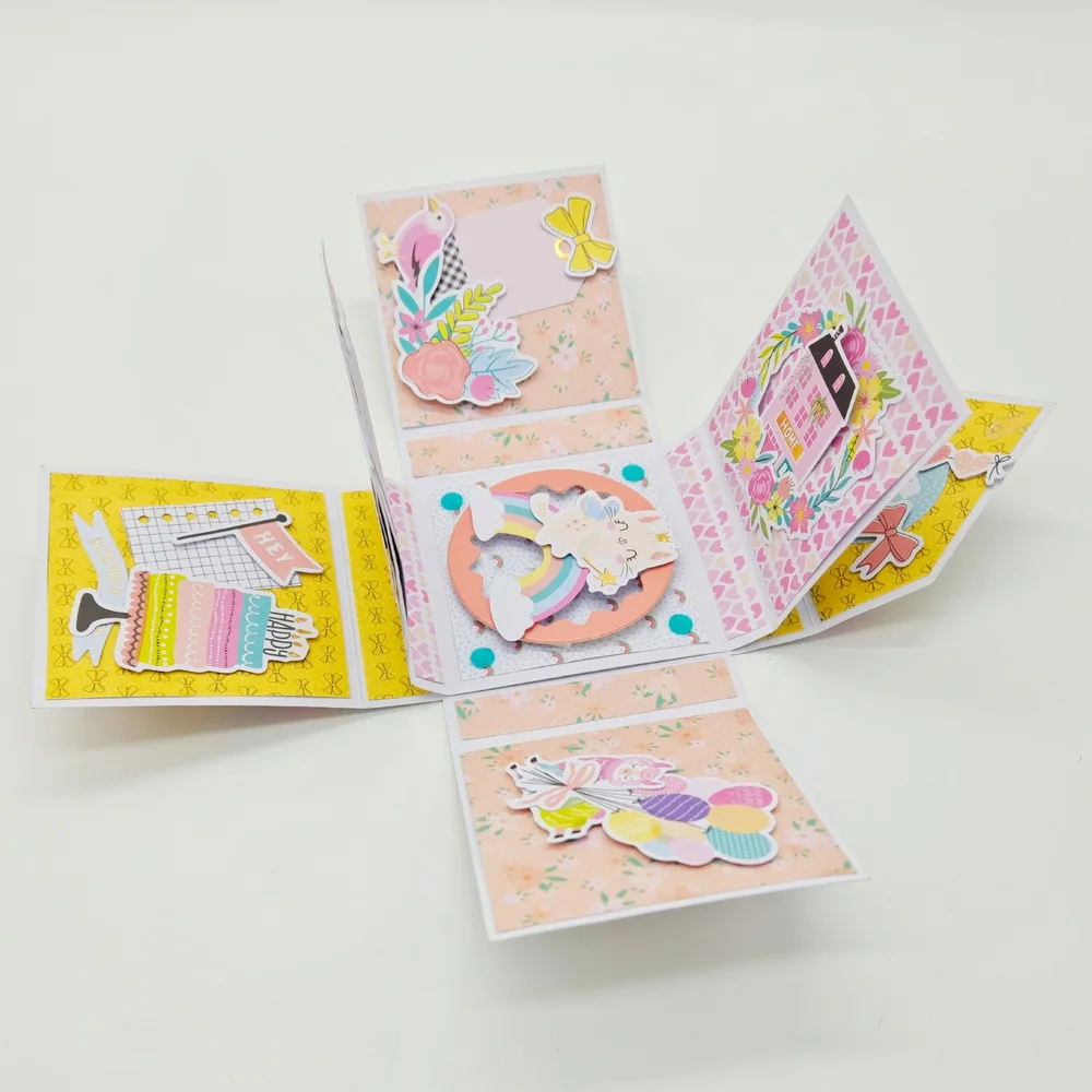 창의적인 패스 밸류 팩 스크랩북킹 용품 키트 공예 재료 세트 저널링 액세서리 카드메이킹 장식 럭키 박스