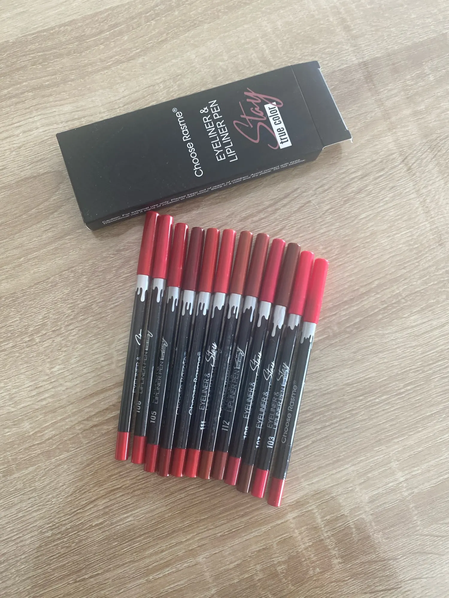 12 Color Matte Lip Liner Set photo review