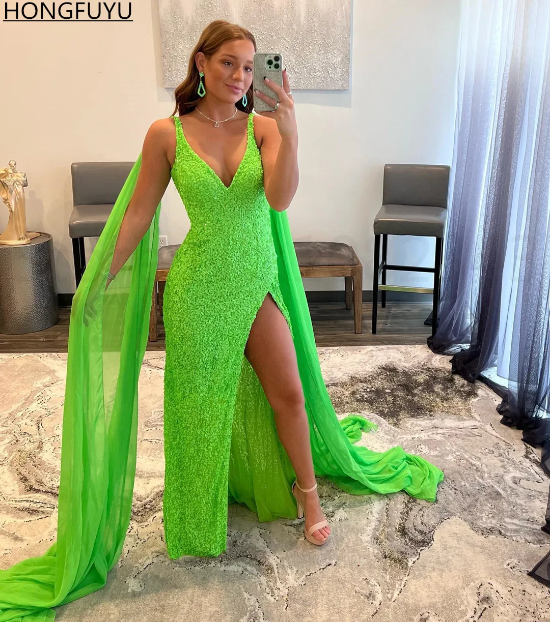 neon fishnet dress Neon Fishnet Crochet Dress illjay