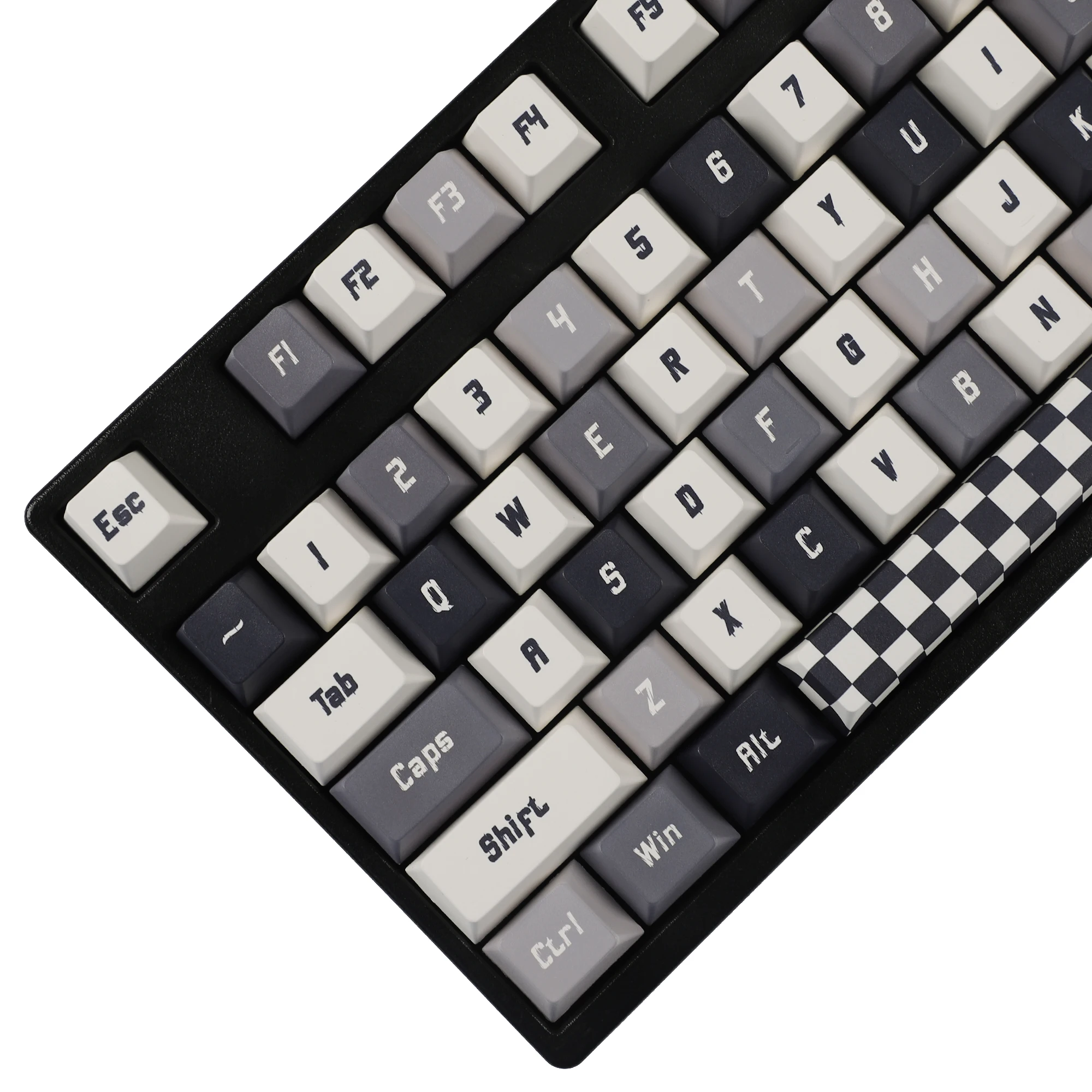 

144 Chess Board Keycaps Cherry Profile Dye Sub Thick PBT 5 Sides Keycap set For ANSI 104 TKL GK61 96 75 GMMK NCR80 Mx Keyboard