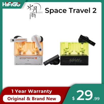 MOONDROP Space Travel 2 earphone HiFi Noise-Canceling TWS wiress Bluetooth 6.0 ANC Low-latency Game Mode SBC/AAC gaming headset 1