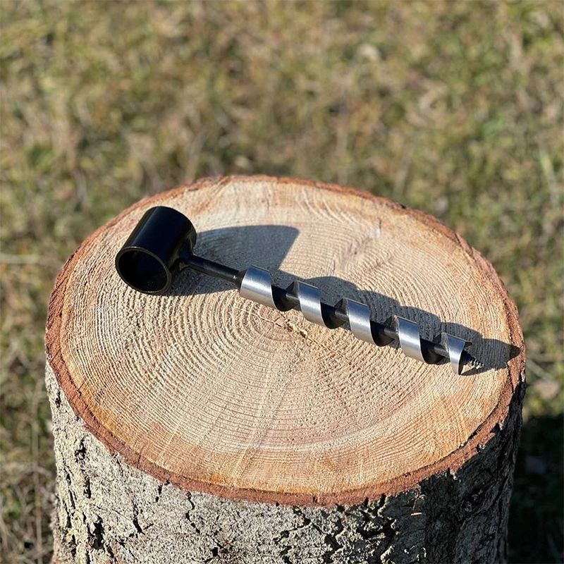 Bushcraft Outdoor Wood Hand Drill Strumenti Di Sopravvivenza Per La Cava Svedese Camper Attrezzatura Da Campeggio Multiuso Falegname Lavorazione Del L