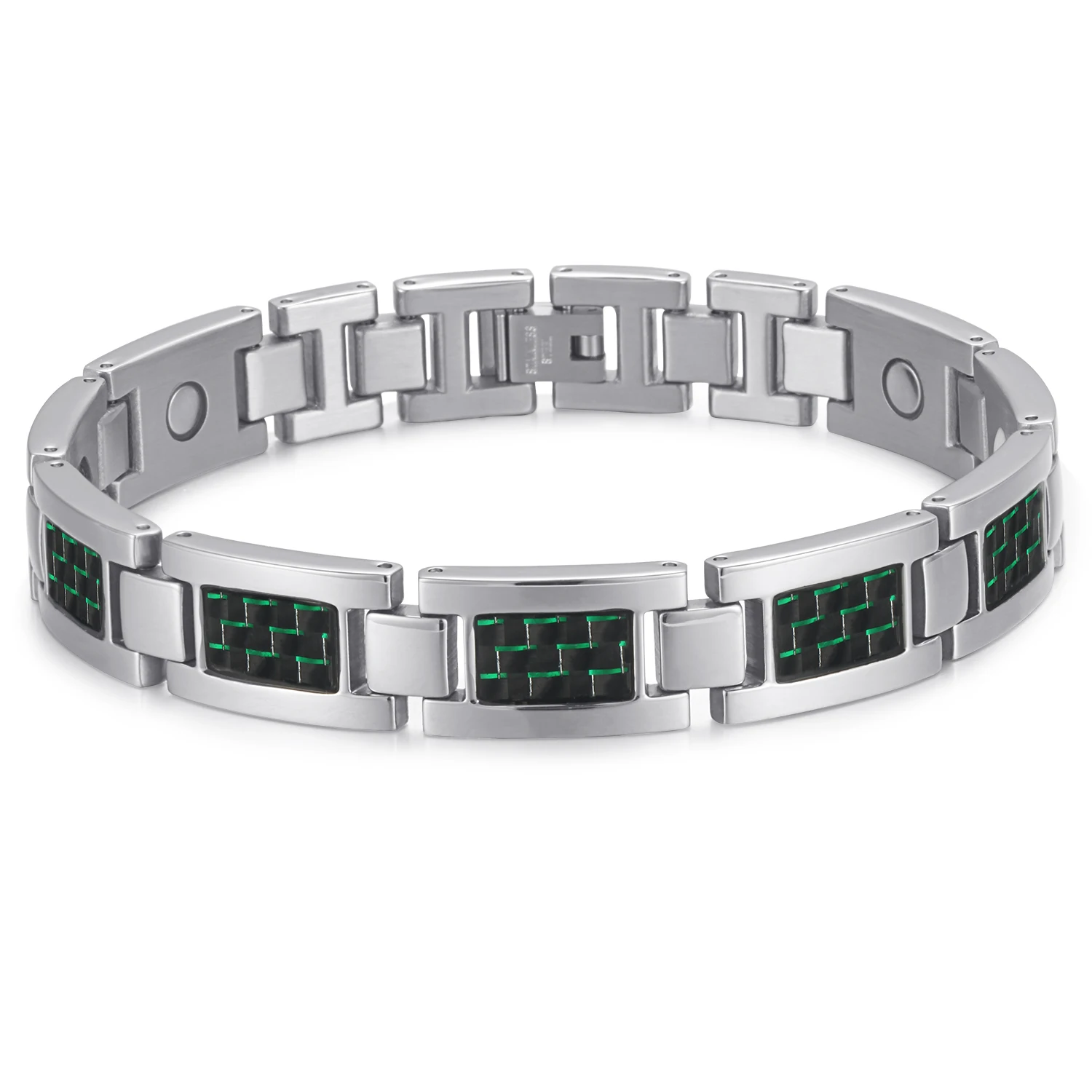 Rainso Magnetic Bracelet For Men Jewelry Fashion Stainless Steel