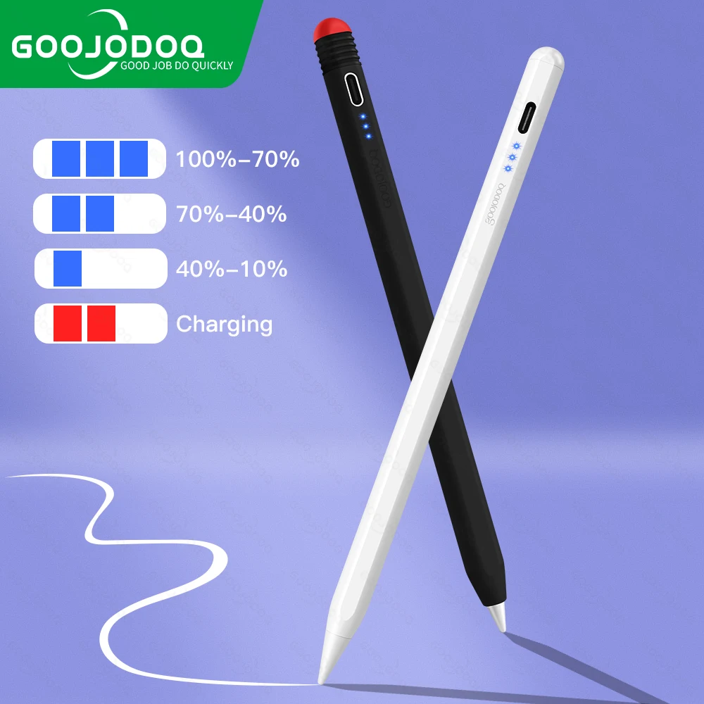 Per Ipad Pencil Stylus Con Palm Rejection & Tilt Sensor Per Ipad 2022 2021 2020 2019 2018 Pro Air Funda Apple Pencil 2 Case