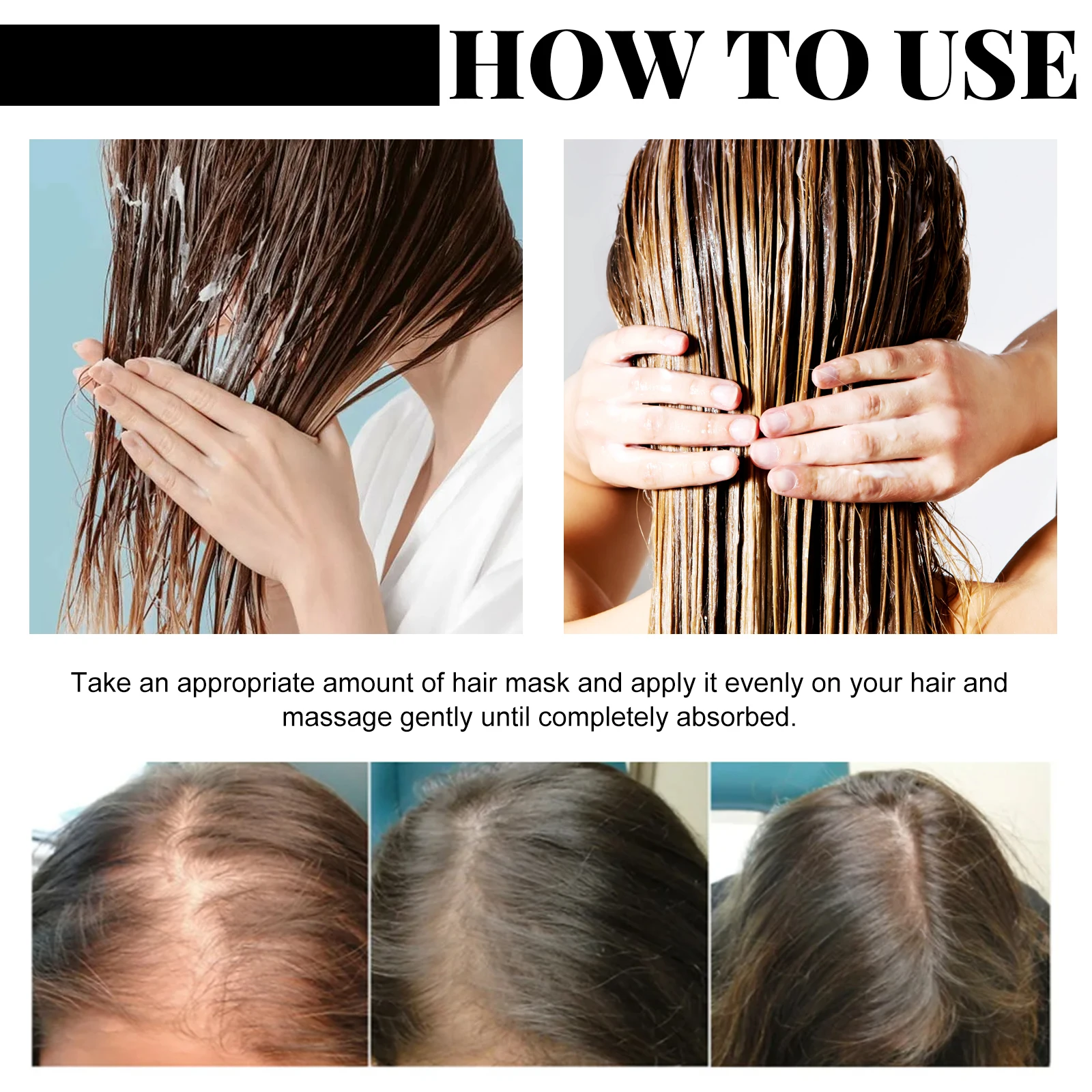 Jaysuing Batana Oil Hair Mask Nourishing Scalp Repair Damaged Hair Anti-frizzing Smoothing Moisturizing Thickening Hair Mask