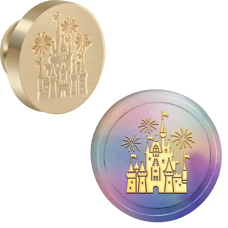 

Wax Seal Stamp Castle Vintage 0.98 Inch Removable Brass Head For Christmas Xmas Party Gift Package Decoratio Fit for a Princess