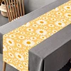 Daisy Table Runner Happy One Birthday Party Decorations Kids Favors Gifts Kitchen Dining Table Covers Girls Baby Shower Supplies 2