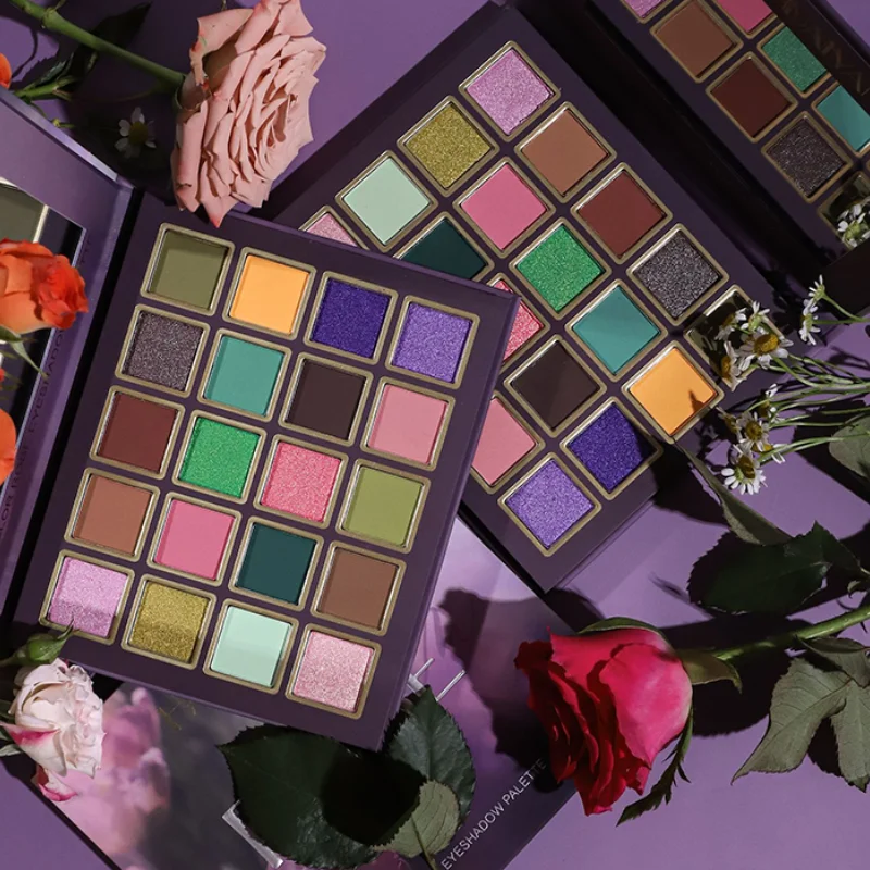 

Vibrant 20-Color Eyeshadow Palette for Women's Makeup Collection