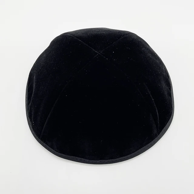Jewish Kippah Velvet Yarmulke Jewish Kippah Black Velvet Kids Black Jewish Hat Skullies