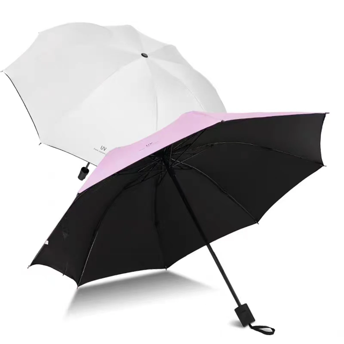 Extra Large Umbrella 8-Rib Design Double-Sided UV Protection Manual Open for Family Outdoor sun umbrella