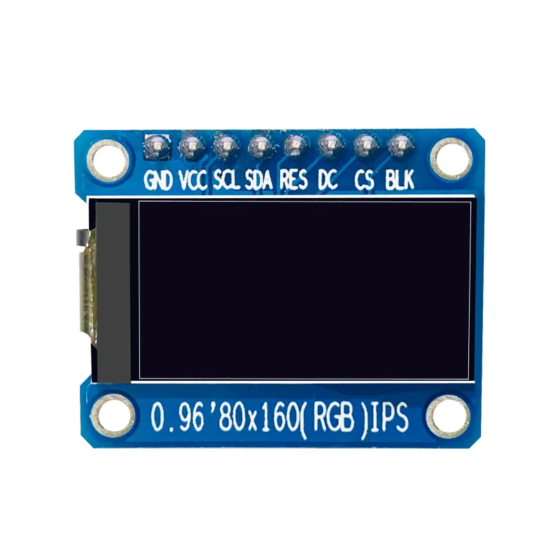 Funkeydo 0.96inch IPS LCD Module 4-Line SPI ST7735S 80X160 RGB LCD Display for STM32/C51