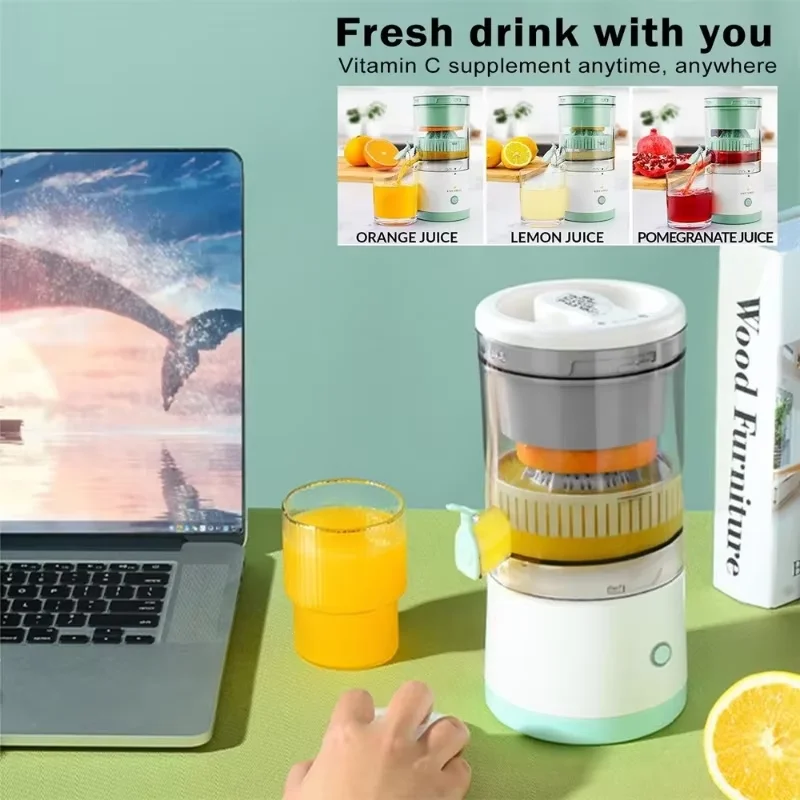 Citrus Orange Juice Maker Machine  Electric USB Charge Portable Hands Free Citrus Orange Juice Maker Machine Citrus Juicer 3
