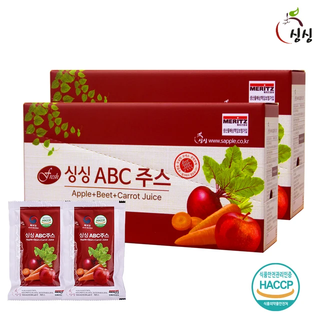 건강과 맛이 어우러진 싱싱 ABC주스, 40포로 더욱 풍부하게
